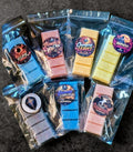 Hand poured wax melt bars in assorted colors